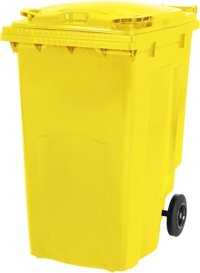 Saro 2 Wiel Grote Afvalcontainer Model MGB 240 GE GEEL 174-2215