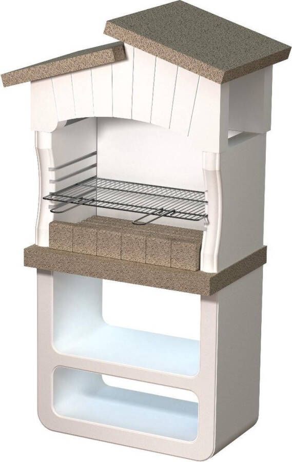 Sarom Fuoco Betonnen barbecue Caorle 80 x 51.5 x 161 cm