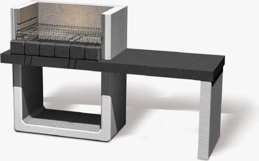 Sarom Fuoco Betonnen Barbecue Porto New 160 X 51 5 X 96 8 Cm