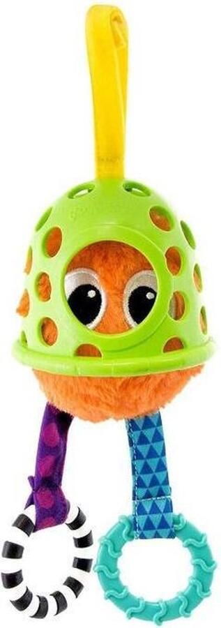 Sassy Rammelaar en hangspeeltje Baby Kiekeboe-spel Kleurrijk speelgoed Peek & Pull Giggle Guy