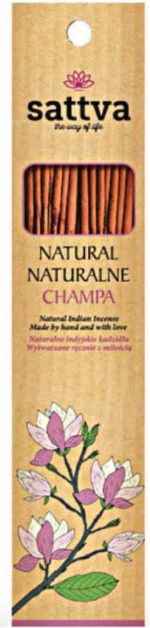 Sattva Natuurlijke wierook 'champa' 15 sticks 30 gram