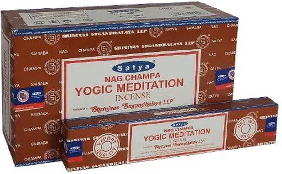 Satya Nag Champa YOGIC MEDITATION WIEROOK