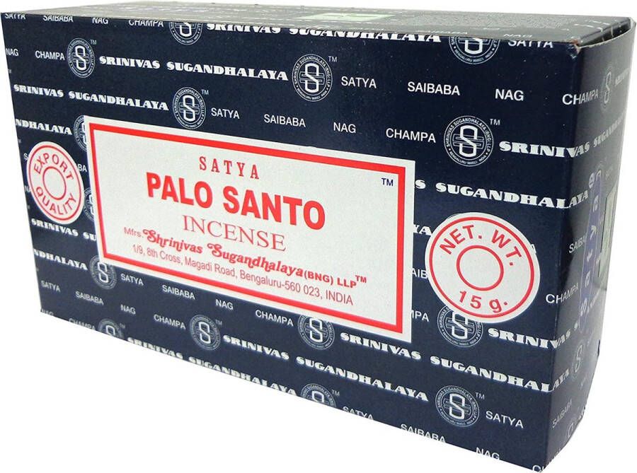 Satya Palo Santo wierook 2 dozen Palo Santo Incense Therapeutische Ontspannen Luchtverfrisser geur wierook van de beste wierookfabriek 2 dozen