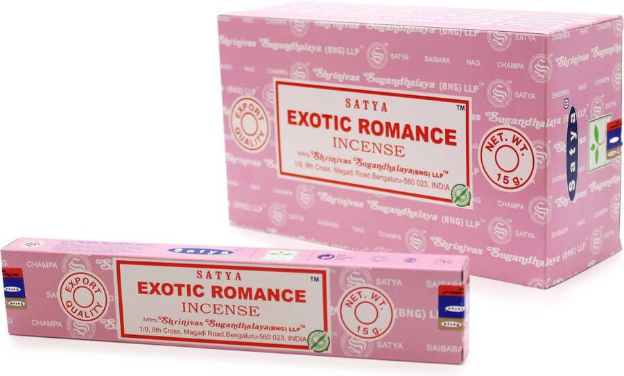 Satya Wierook Stokjes Exotic Romance 15 stokjes