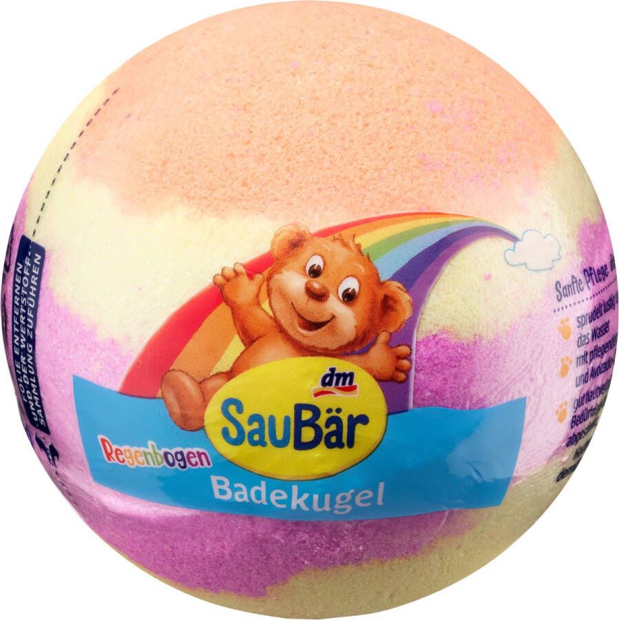 SauBar SauBär badbruisbal regenboog 165 g