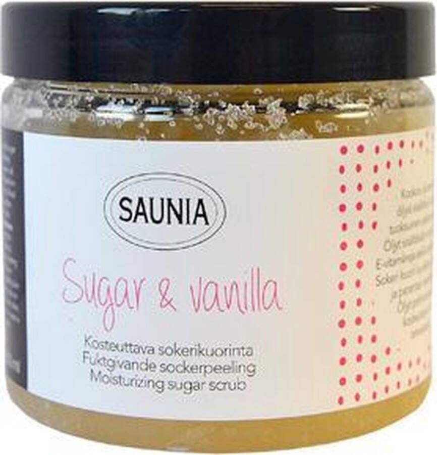 Saunia Verzorgende Body Scrub Sugar & Vanilla 200ml