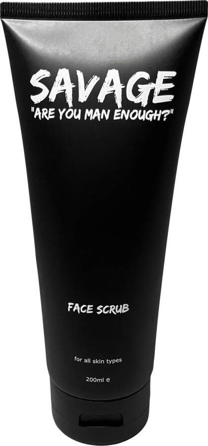 Savage for men Face Scrub Gezichtsverzorging Mannen 200ml