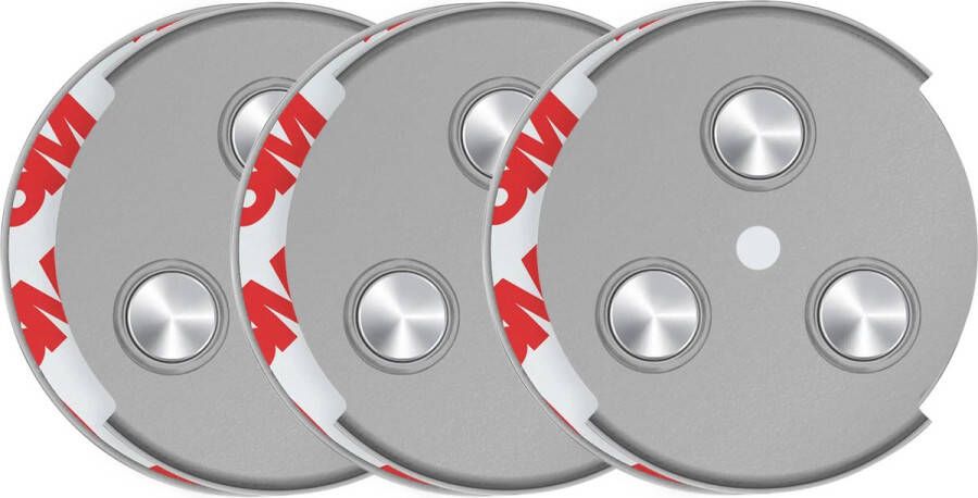 Savs Saves Lifes SAVS RMAX-45 magnetische montageset voor rookmelders 45 mm 3 stuks Rookmelder bevestiging magneet Magneetbevestiging Montagekit