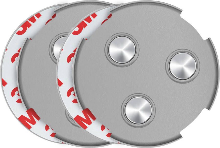 Savs Saves Lifes SAVS RMAX-60 magnetische montageset voor rookmelders 60 mm 2 stuks Rookmelder bevestiging magneet Magneetbevestiging Montagekit