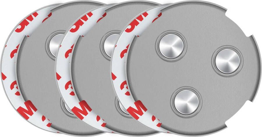 Savs Saves Lifes SAVS RMAX-60 magnetische montageset voor rookmelders 60 mm 3 stuks Rookmelder bevestiging magneet Magneetbevestiging Montagekit