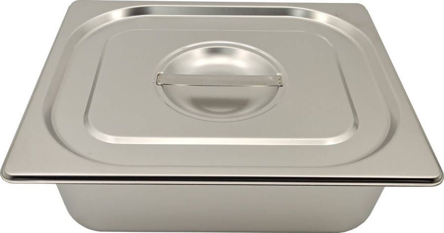 SB Line Gastronorm bak met deksel 1 6GN-6.5cm hoog-RVS