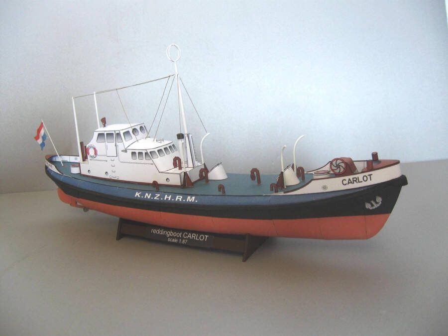 Scaldis Carlot Zelfrichtende Motorreddingsboot Schaalmodel 1:87