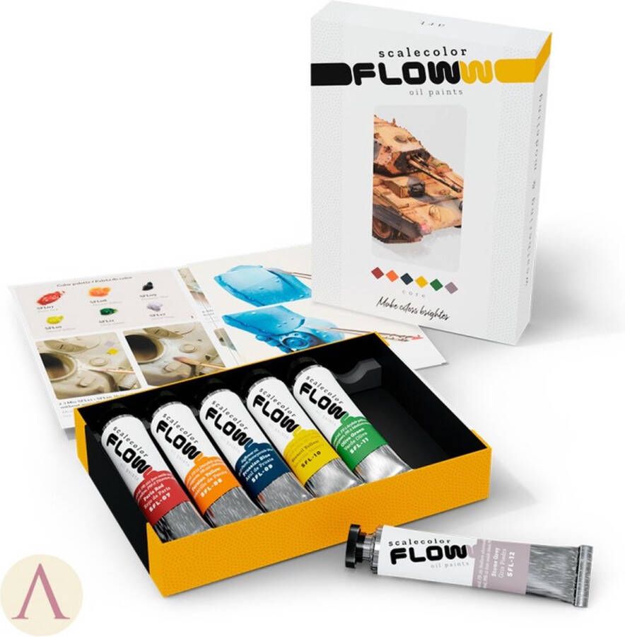 Scale 75 Scale75 Dr.Flow's Flow Range Olieverf Core colors