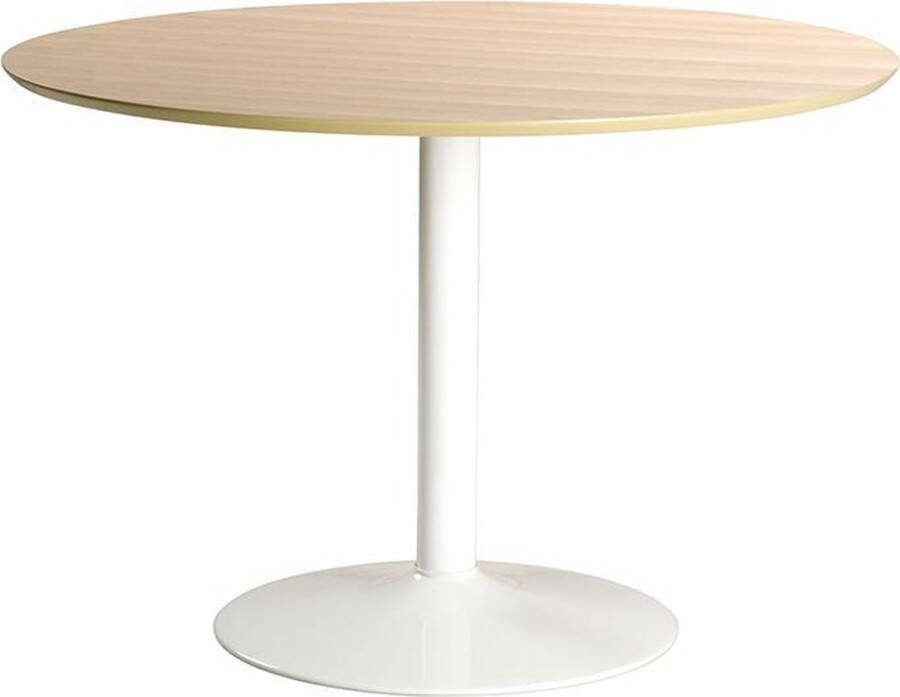 Leen Bakker Eetkamertafel Muberg eikenkleur 74x110x110 cm