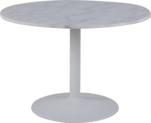 Leen Bakker Eetkamertafel Eleja marmer guangxi (rond) wit Ø80x45 cm