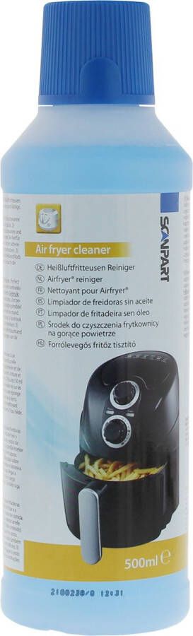 Scanpart airfryer reiniger 500 ml Geschikt voor Bestron Bourgini Caso DeLonghi Domo Emerio Fritel Inventum Koenic Montana Ninja Nova Philips Princess Russell Hobbs Severin Tefal Tristar heteluchtfriteuses Universeel