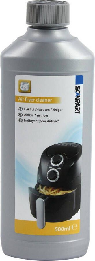 Scanpart airfryer reiniger 500 ml Geschikt voor Bestron Bourgini Caso DeLonghi Domo Emerio Fritel Inventum Koenic Montana Ninja Nova Philips Princess Russell Hobbs Severin Tefal Tristar heteluchtfriteuses Universeel