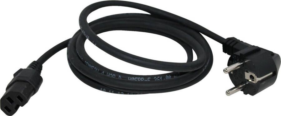 Scanpart C15 stroom kabel 2 meter Met stekker Speciaal geschikt voor gourmet of bakplaat Hittebestendig Universeel