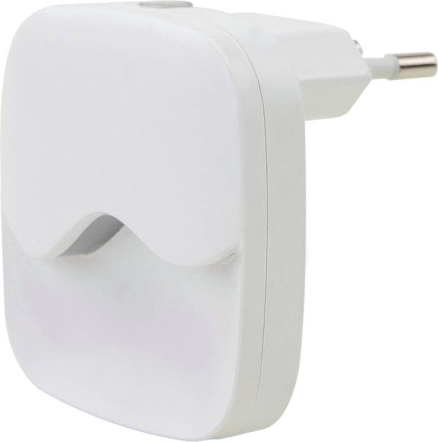 Scanpart nachtlampje stopcontact Warm wit LED Geschikt voor babykamer kinderen Met schemersensor