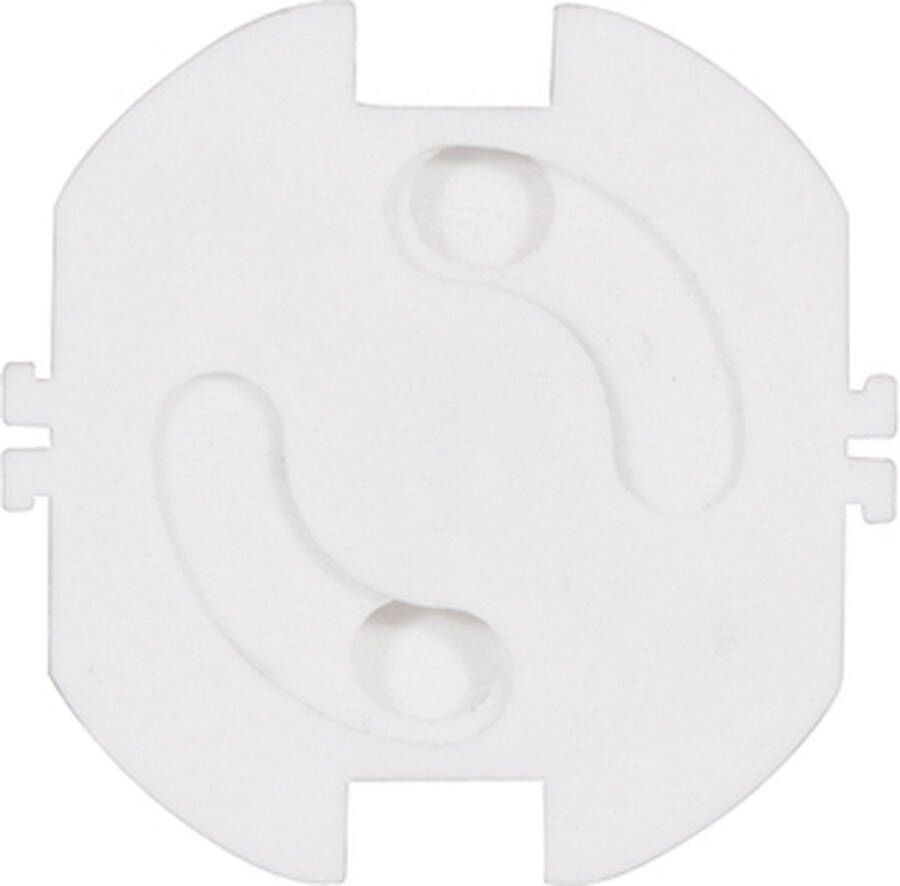 Scanpart stopcontact beveiliging Geschikt voor geaarde en ongeaarde stopcontacten Wit 5 stuks