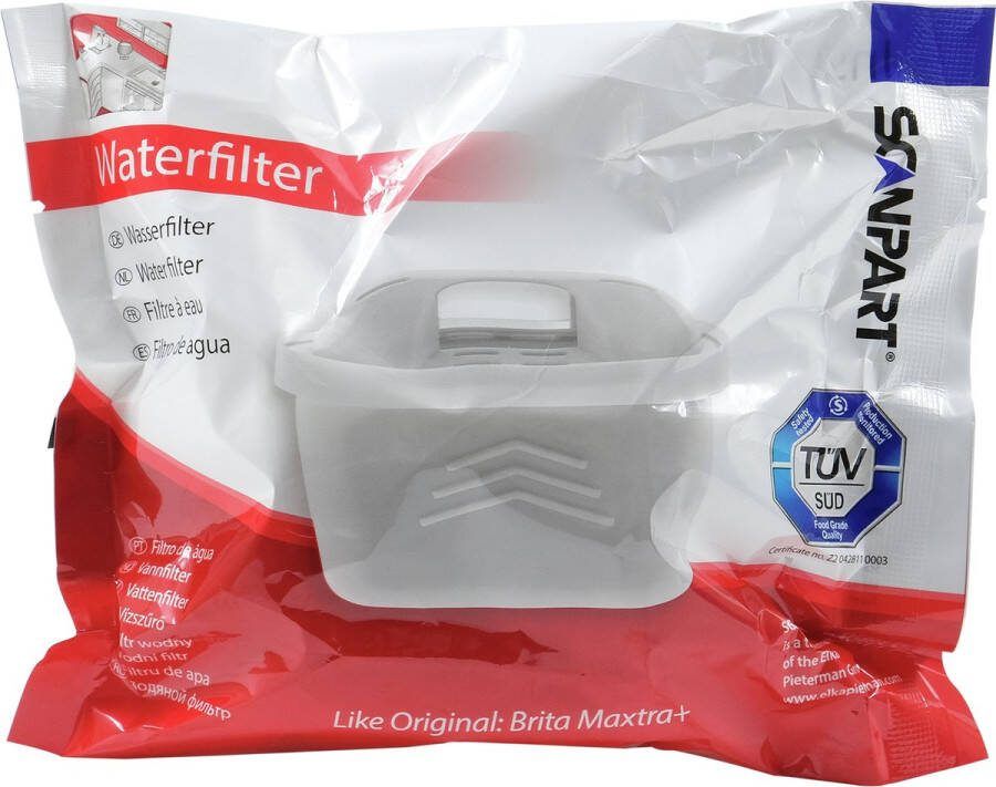 Scanpart waterfilter Geschikt voor Bosch Tassimo en Philips Senseo Twist Alternatief voor Brita Maxtra+ filterpatronen 1 stuk
