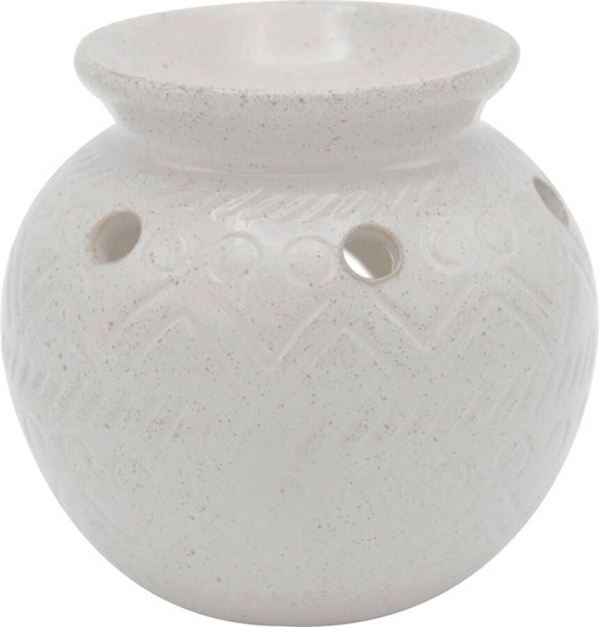 Scentchips Bowl Deco Wit waxbrander geurbrander