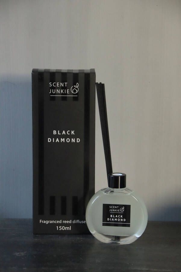 ScentJunkie Geurdiffuser Black Diamond 150 ml Geurstokjes Interieurparfum