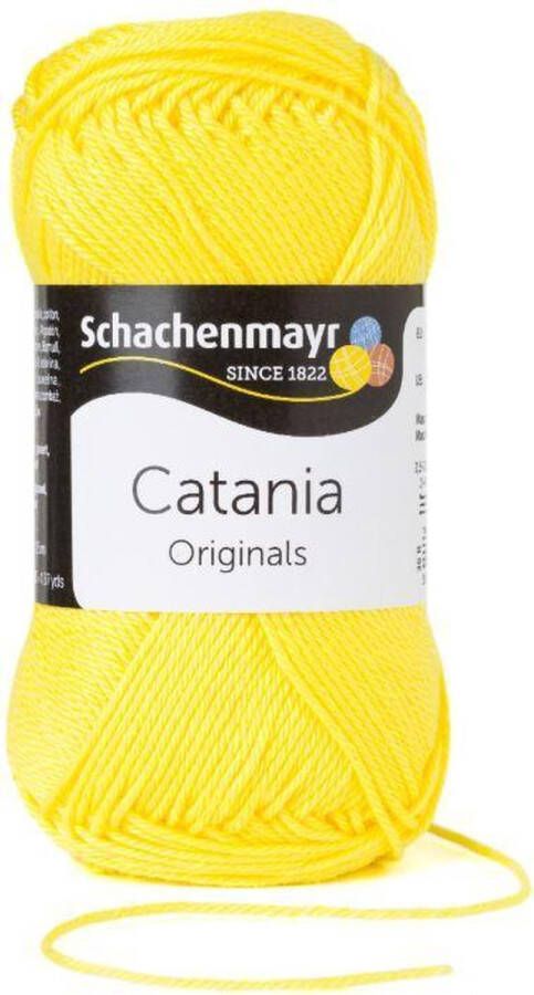 Schachenmayr 10 bollen Catania Orignals 50 g kleur 280 neon geel