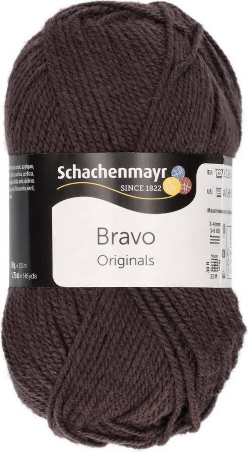 Schachenmayr Bravo Wol 50 gram Bruin