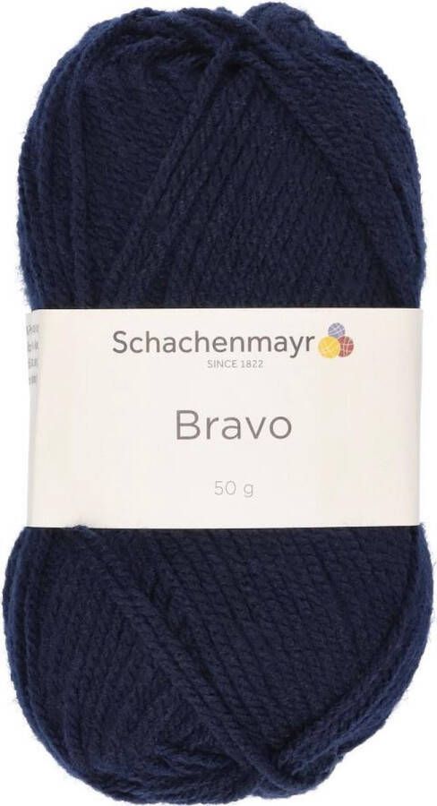 Schachenmayr Bravo Wol 50 gram Donkerblauw