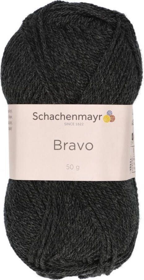 Schachenmayr Bravo Wol 50 gram Gemeleerd Bruin