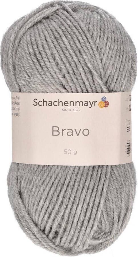 Schachenmayr Bravo Wol 50 gram Grijs