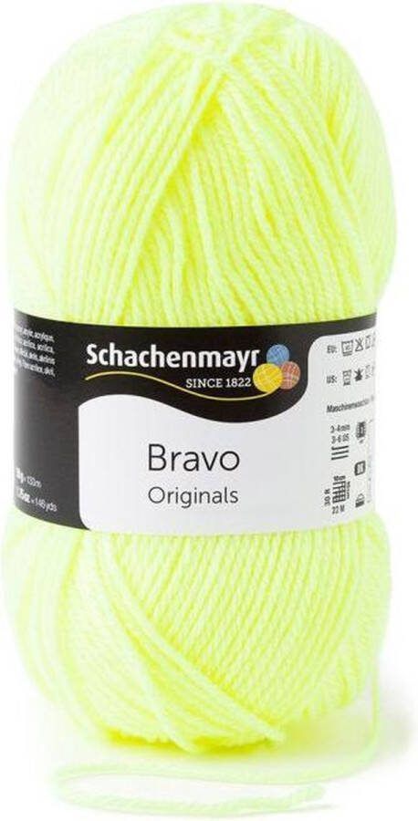 Schachenmayr Bravo Wol 50 gram Licht geel