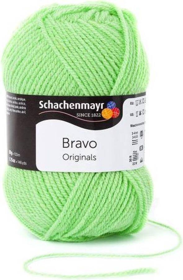 Schachenmayr Bravo Wol 50 gram Licht Groen