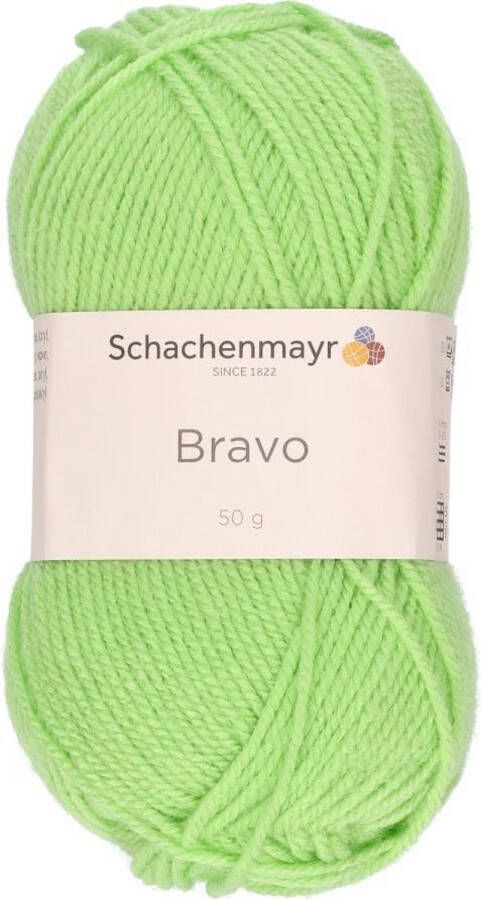Schachenmayr Bravo Wol 50 gram Licht Groen