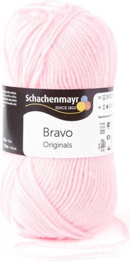 Schachenmayr Bravo Wol 50 gram Licht Roze