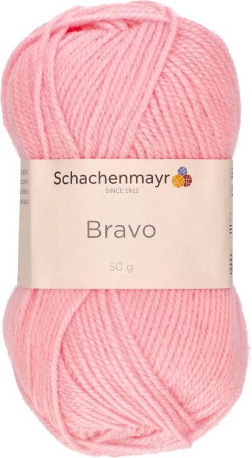 Schachenmayr Bravo Wol 50 gram Licht Roze