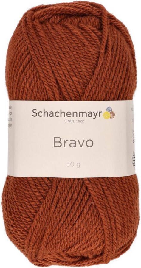 Schachenmayr Bravo Wol 50 gram Oranje Rood