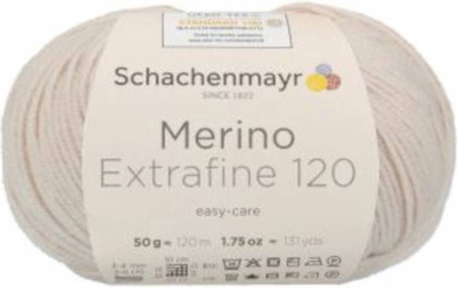 Schachenmayr Breiwol Merino Extrafine 120 kleur 00103