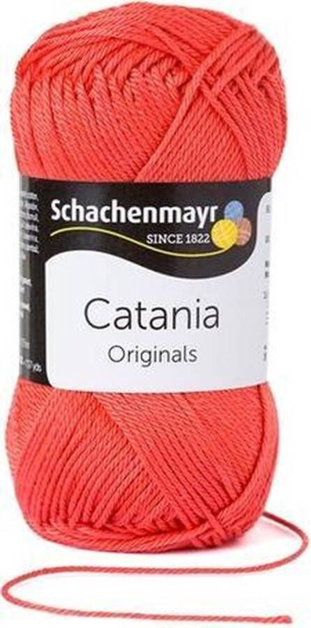 Schachenmayr Catania 50 Gram 252 Koraal Rood