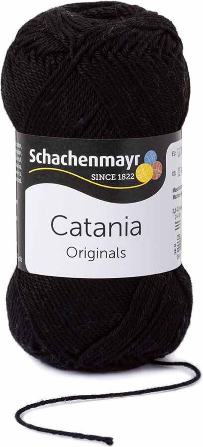 Schachenmayr Catania Katoen 110 Zwart