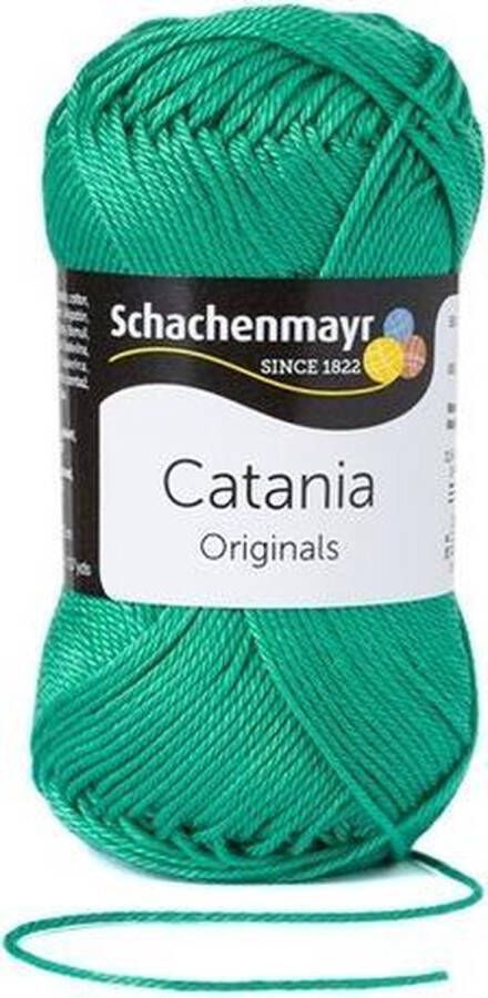 Schachenmayr Catania katoen garen groen (241) pendikte 3 a 3 5mm 1 bol