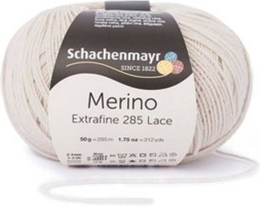Schachenmayr Nomotta Breiwol Schachenmayr Merino Extrafine 285 Lace Nr 00505