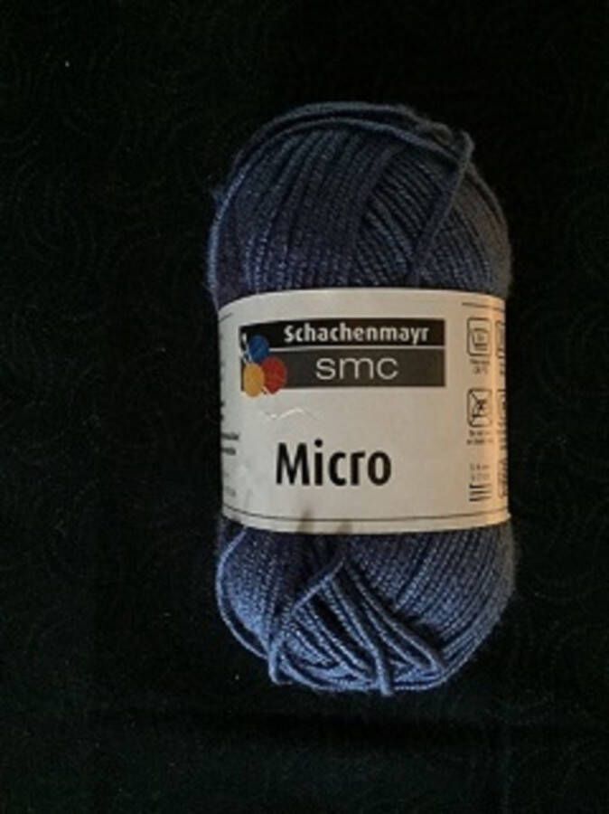 Schachenmayr Nomotta Breiwol Schachenmayr Micro Nr 00052 Blauw grijs