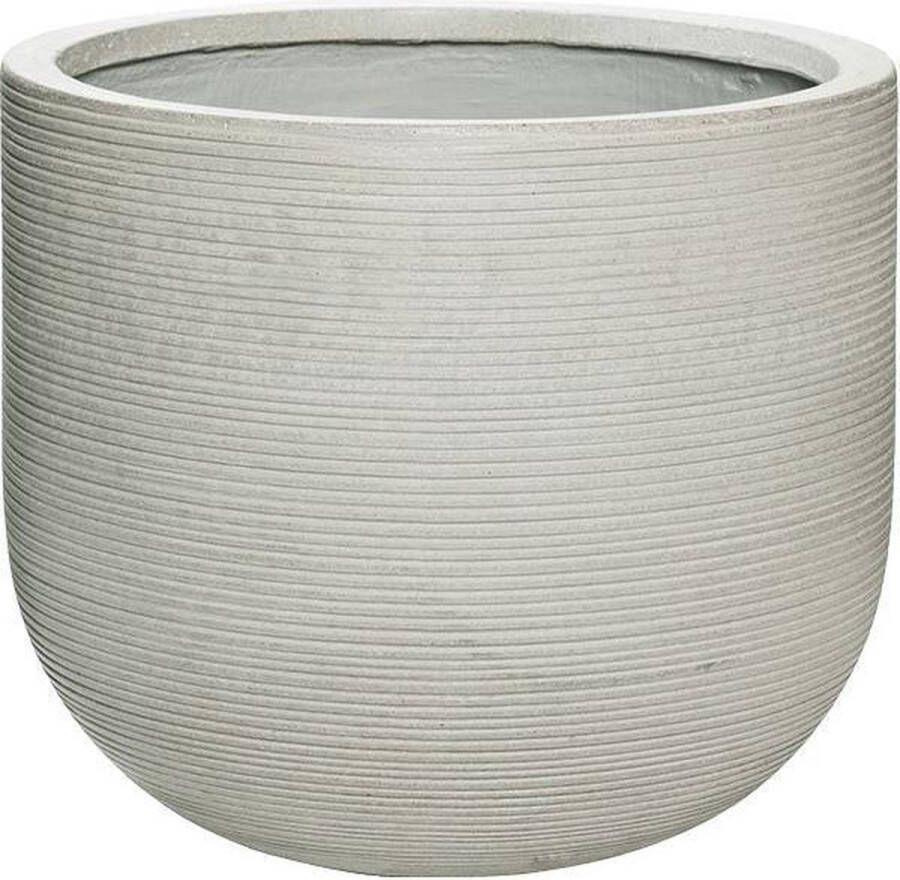 Pottery Pots Pot Ridged Horizontal Cody L Cement 42x37 cm ronde