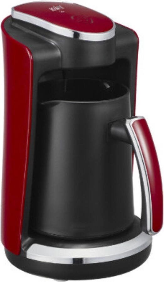 Schäfer Schafer Elekrtische koffiemachine Cezve Koffiezetapparaat Turkse koffiemachine 250 Koffie 400W Rood Elektrikli 220-240V
