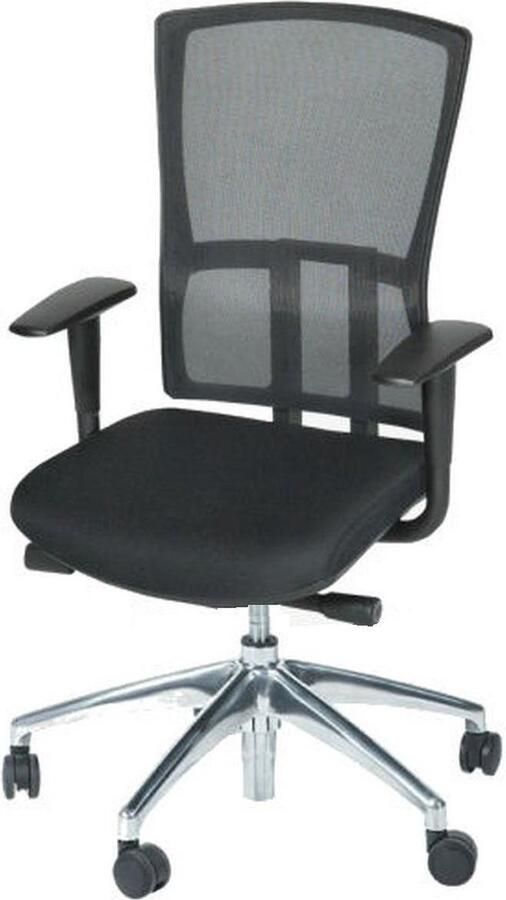 Schaffenburg serie 300 | Ergonomische bureaustoel | ARBO | Zitting: zwart stof | Rug: zwart mesh