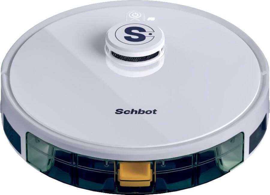 Schbot De krachtigste hybride LDS robotstofzuiger met een maximale zuigkracht van 2880PA 3 niveaus van waterafvoer en reinigt ongeveer 150-200 vierkante meter vloer met één volledige lading