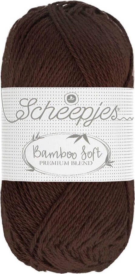 Scheepjes Bamboo Soft kleur 257 Smooth Cocoa 50 gram