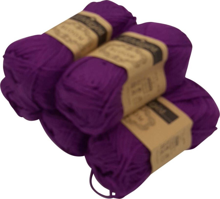 Scheepjes Bloom kleur 403 Viola bundel 5 x 50 gr. 80 m